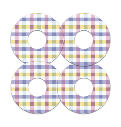 Spring Plaid Patch Tape Designed for the FreeStyle Libre 3 Plus & Lingo