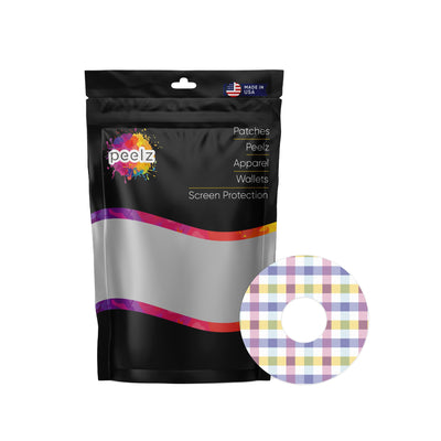 Spring Plaid Patch Tape Designed for the FreeStyle Libre 3 Plus & Lingo