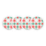 Peppermint Plaid FreeStyle Libre 3 Plus & Lingo  Sensor Sticker - Pump Peelz