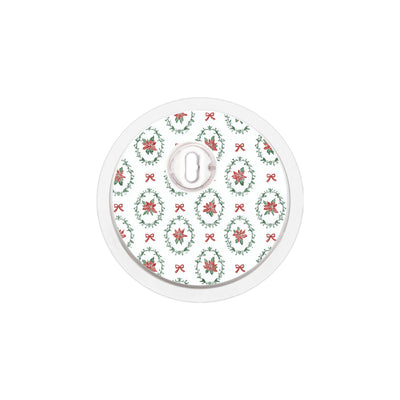 Poinsettia Parade FreeStyle Libre 3 Plus & Lingo  Sensor Sticker - Pump Peelz