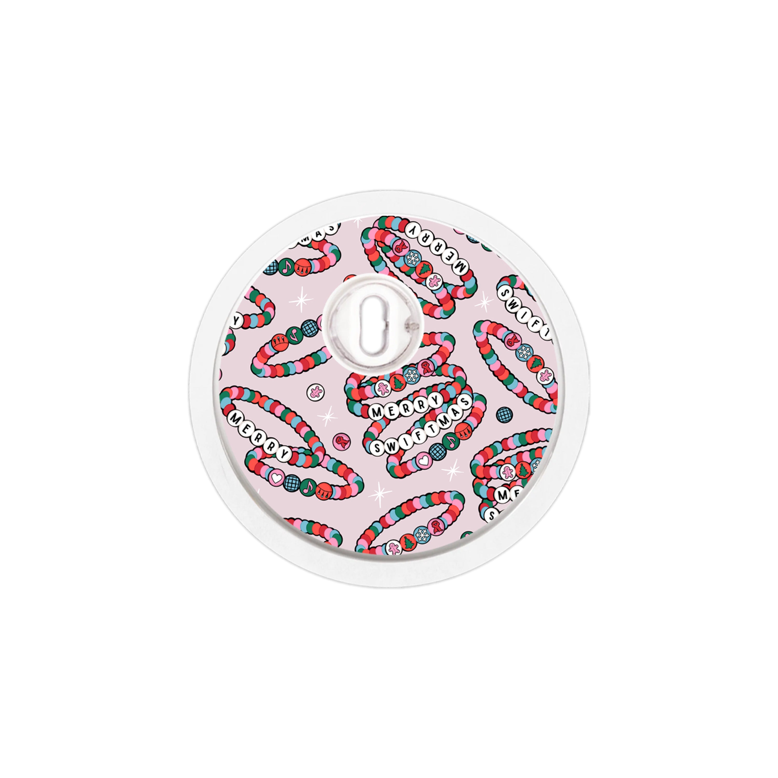 Merry Swiftmas Sticker for the FreeStyle Libre 3 Plus & Lingo  Sensor