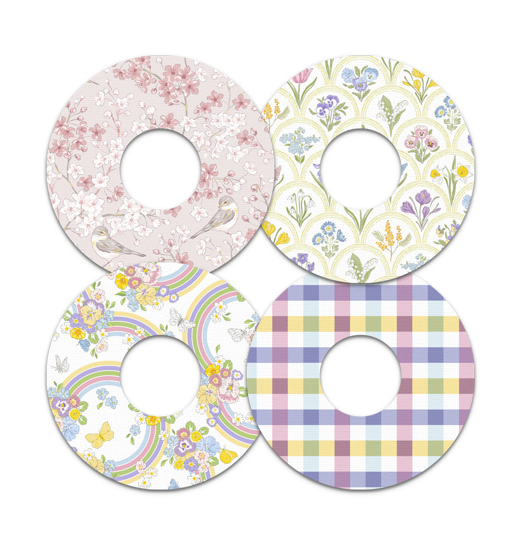 Spring Variety Pack FreeStyle Libre 3 Plus & Lingo  Patch Tape - Pump Peelz