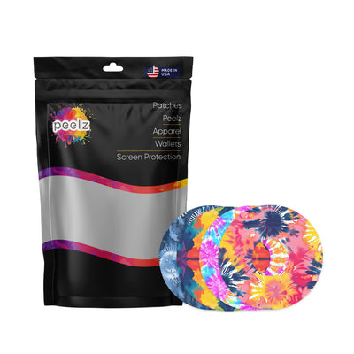 Tie Dye Variety Pack FreeStyle Libre 3 Plus & Lingo  Patch Tape - Pump Peelz