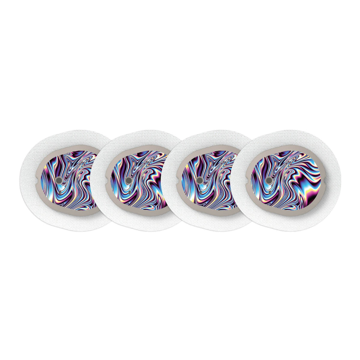 Liquid Metal Sticker Designed for the DEXCOM G7 and Stelo Transmitter