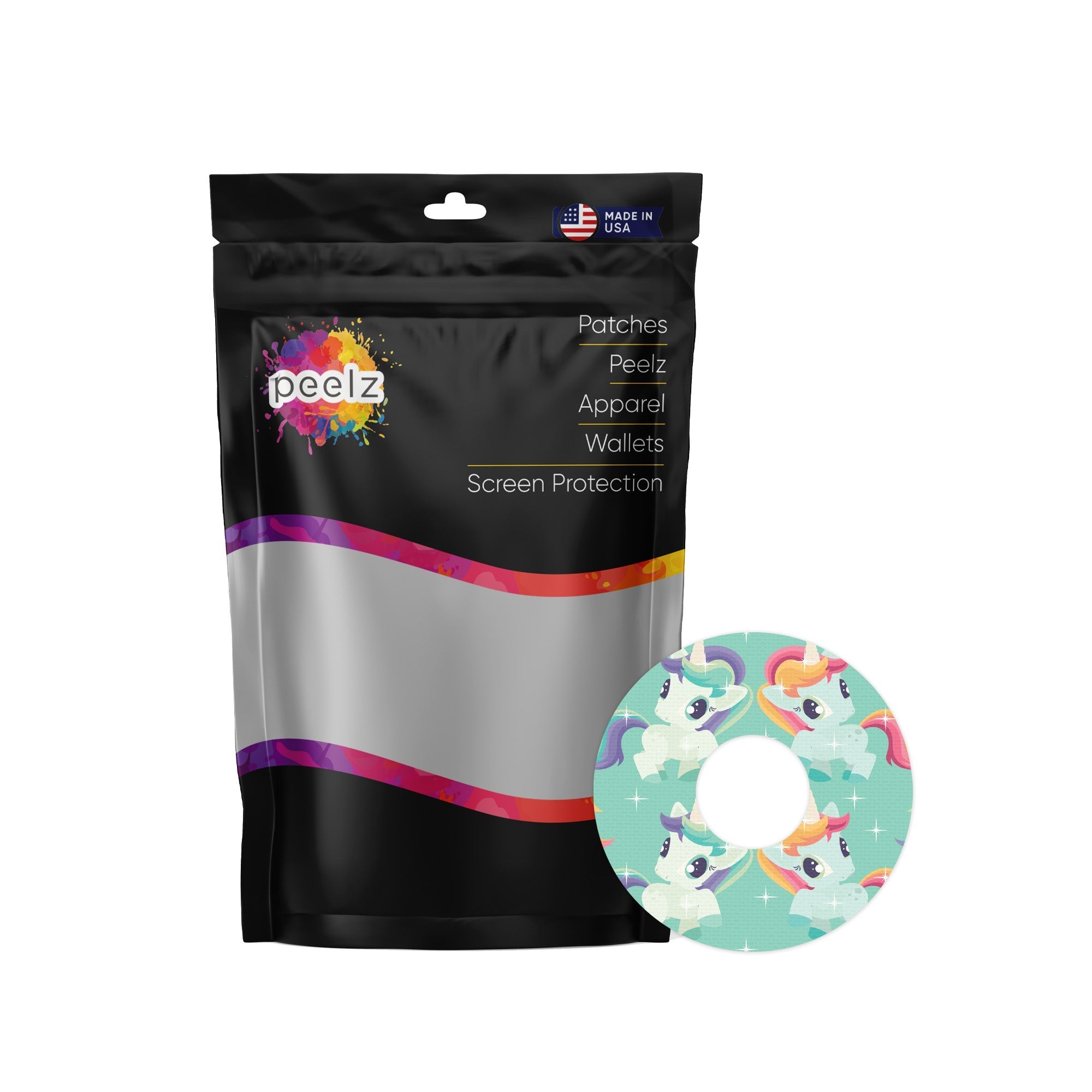 Little Ponies Patch Tape Designed for the FreeStyle Libre 3 Plus & Lingo