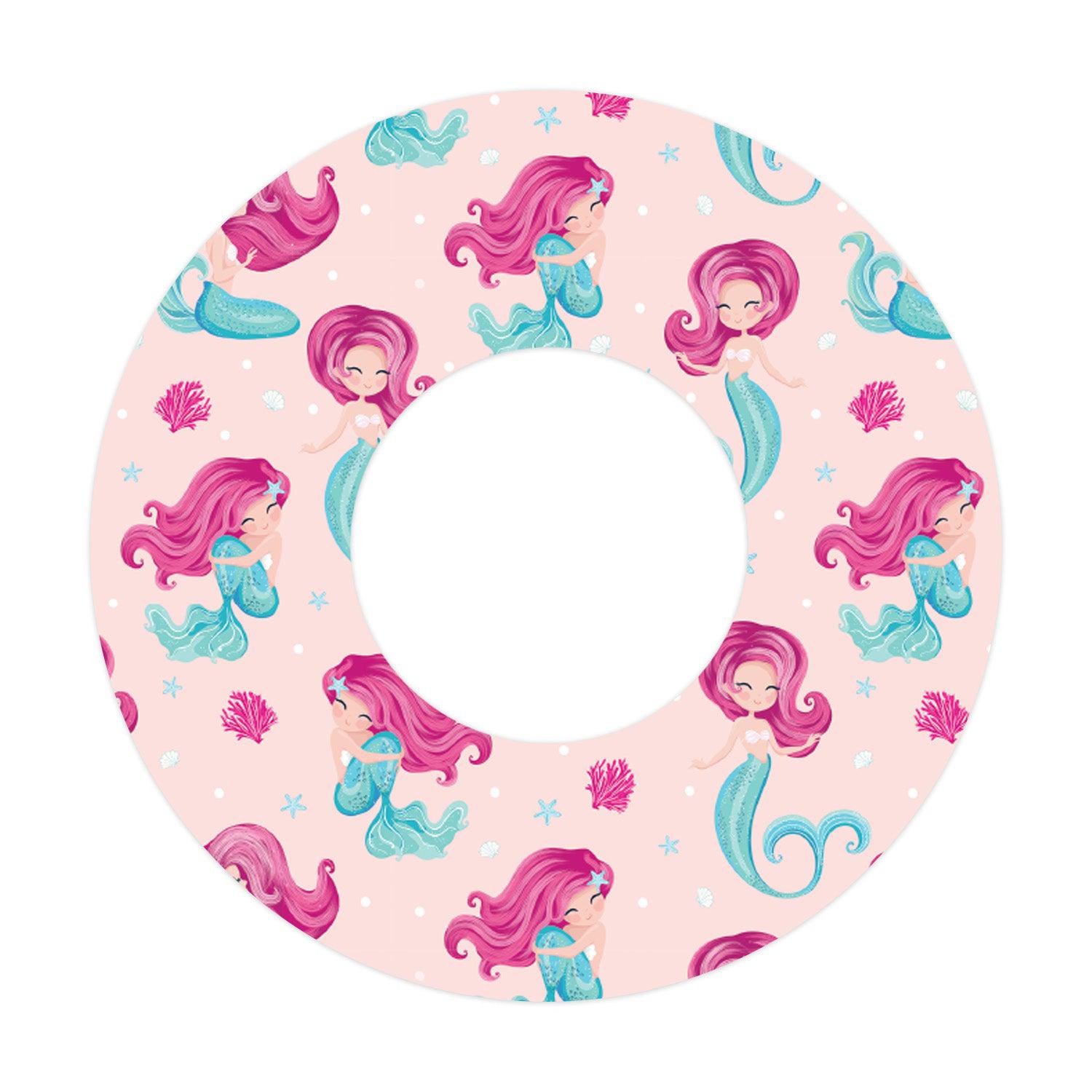 Lovely Mermaids Patch  Tape Designed for the FreeStyle Libre 2
