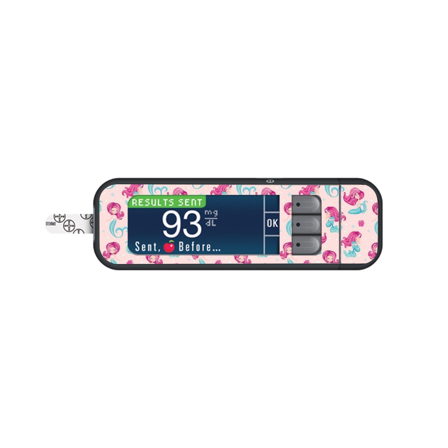 Lovely Mermaids Sticker for Bayer Contour Next Glucometer