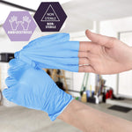MedPride Synthetic Vinyl Exam Gloves 5 Mil Thick Non-Sterile Powder Free - 100 Gloves / Case of 10 (1000 count)