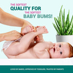 MedPride Baby Wipes, Scented with Aloe Vera and Vitamin E, Blue, 6"x7.5" - 80/Pack, Case of 24 (1920 count)