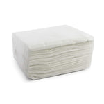MedPride Disposable Dry Washcloths Air Laid Quarter Fold, 11" x 12" - 50/Pack, Case of 16 (800 Count)