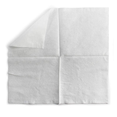 MedPride Disposable Dry Washcloths Air Laid Quarter Fold, 11" x 12" - 50/Pack, Case of 16 (800 Count)