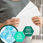 MedPride Premium Ultra Absorbent Panty Liners - 21 gram,  4" x 11" - 10 Pack of 25 (250 Count)