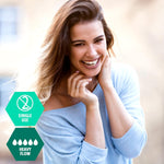 MedPride Premium Ultra Absorbent Panty Liners - 18 gram,  6" x 17" - 10 Pack of 25 (250 Count)