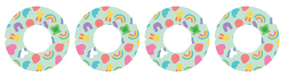 Marshmallow Charms Patch  Tape Designed for the FreeStyle Libre 2