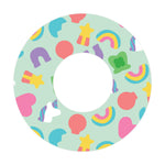Marshmallow Charms Patch  Tape Designed for the FreeStyle Libre 2