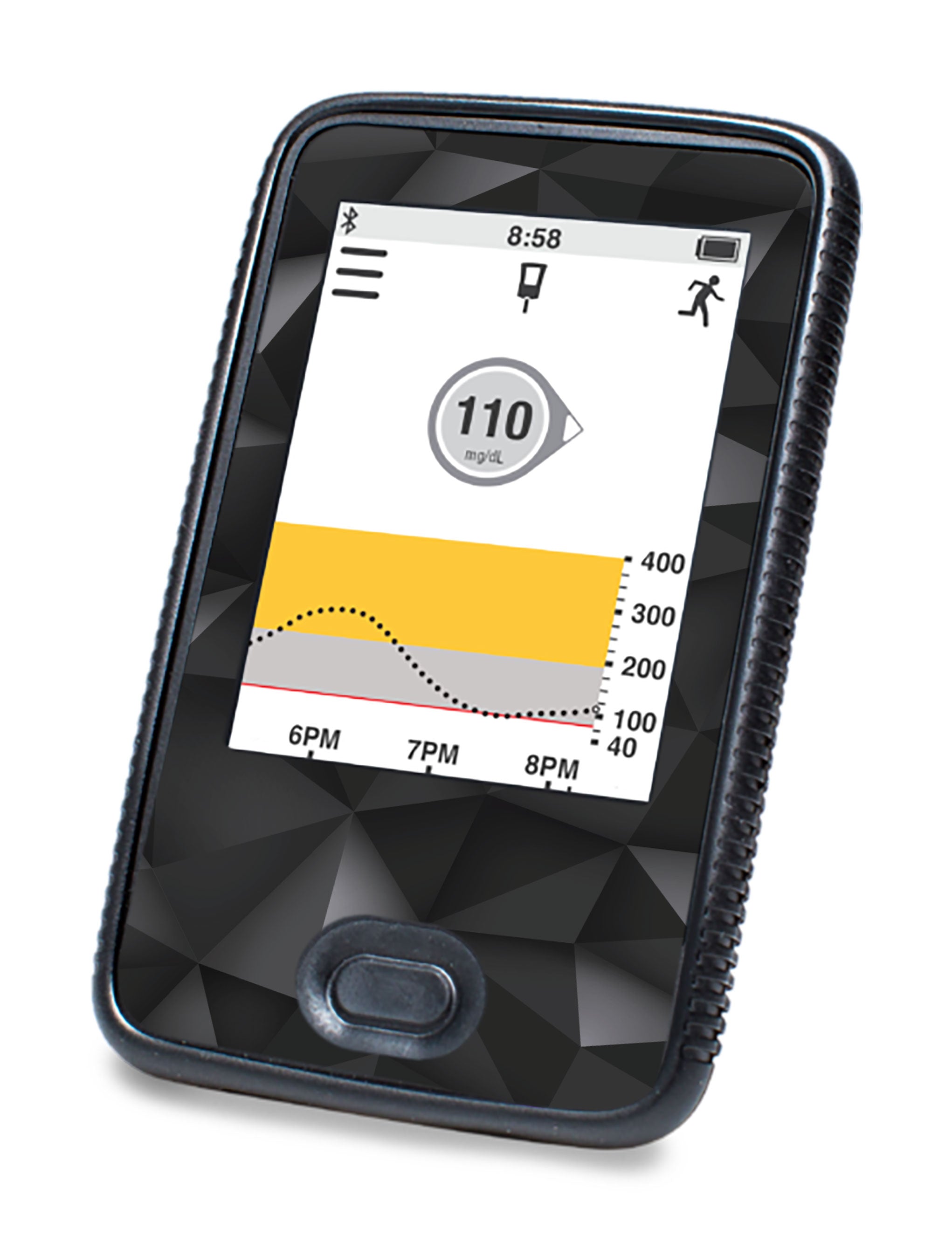 Matte Geometric Designed for DEXCOM G6 Touchscreen Receiver
