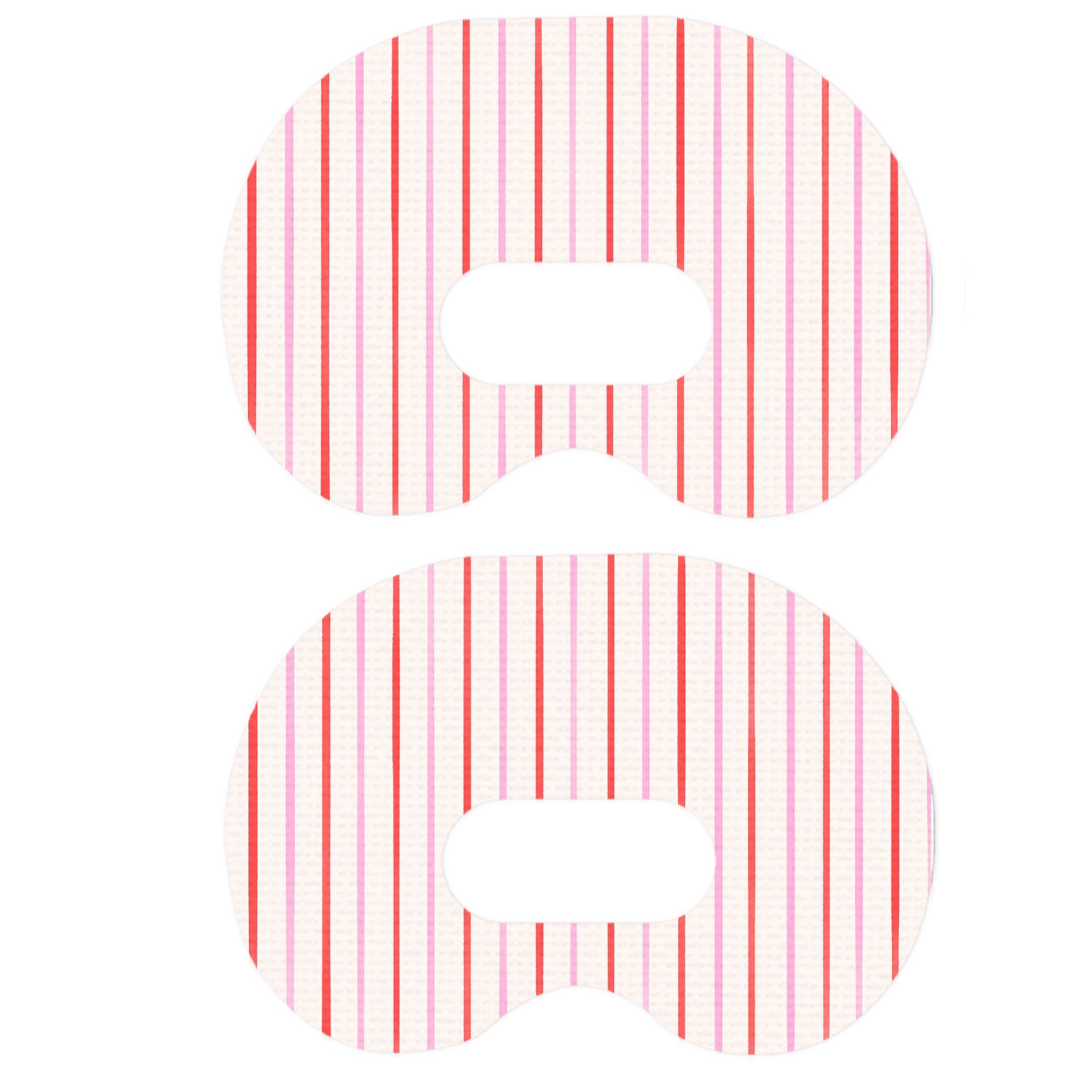 Peppermint Stripes Medtronic Guardian Connect Patch Tape - Pump Peelz