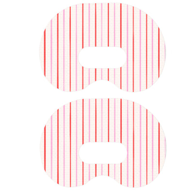 Peppermint Stripes Medtronic Guardian Connect Patch Tape - Pump Peelz