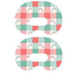 Peppermint Plaid Medtronic Guardian Connect Patch Tape - Pump Peelz