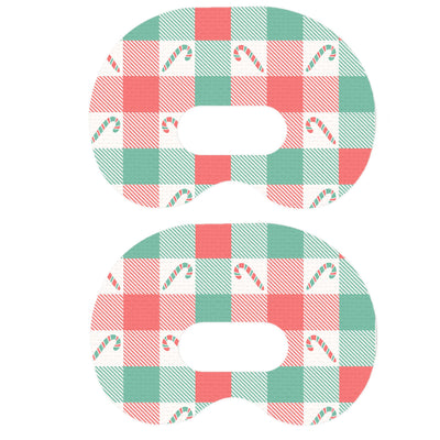 Peppermint Plaid Medtronic Guardian Connect Patch Tape - Pump Peelz