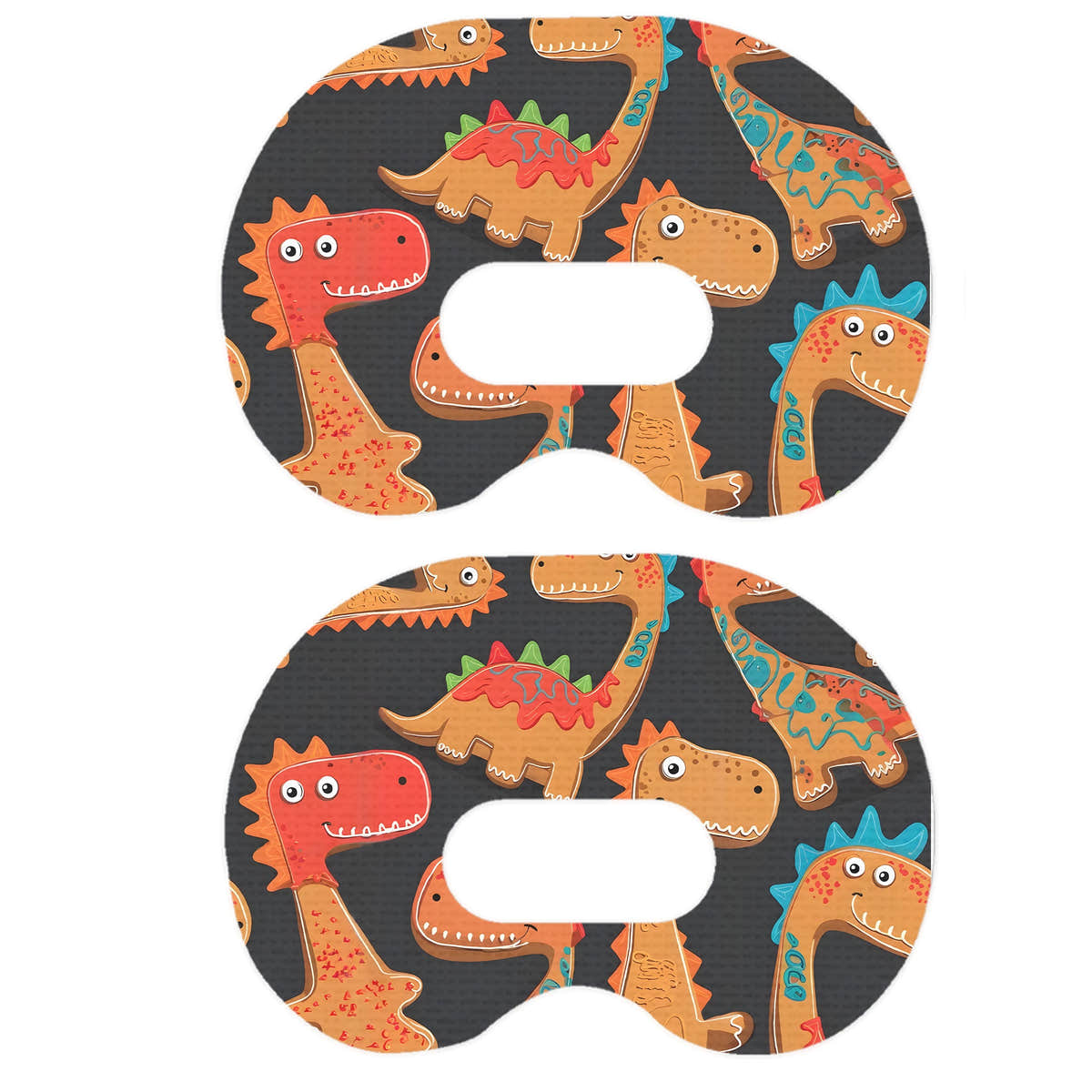 Jurassic Gingerbread Medtronic Guardian Connect Patch Tape - Pump Peelz