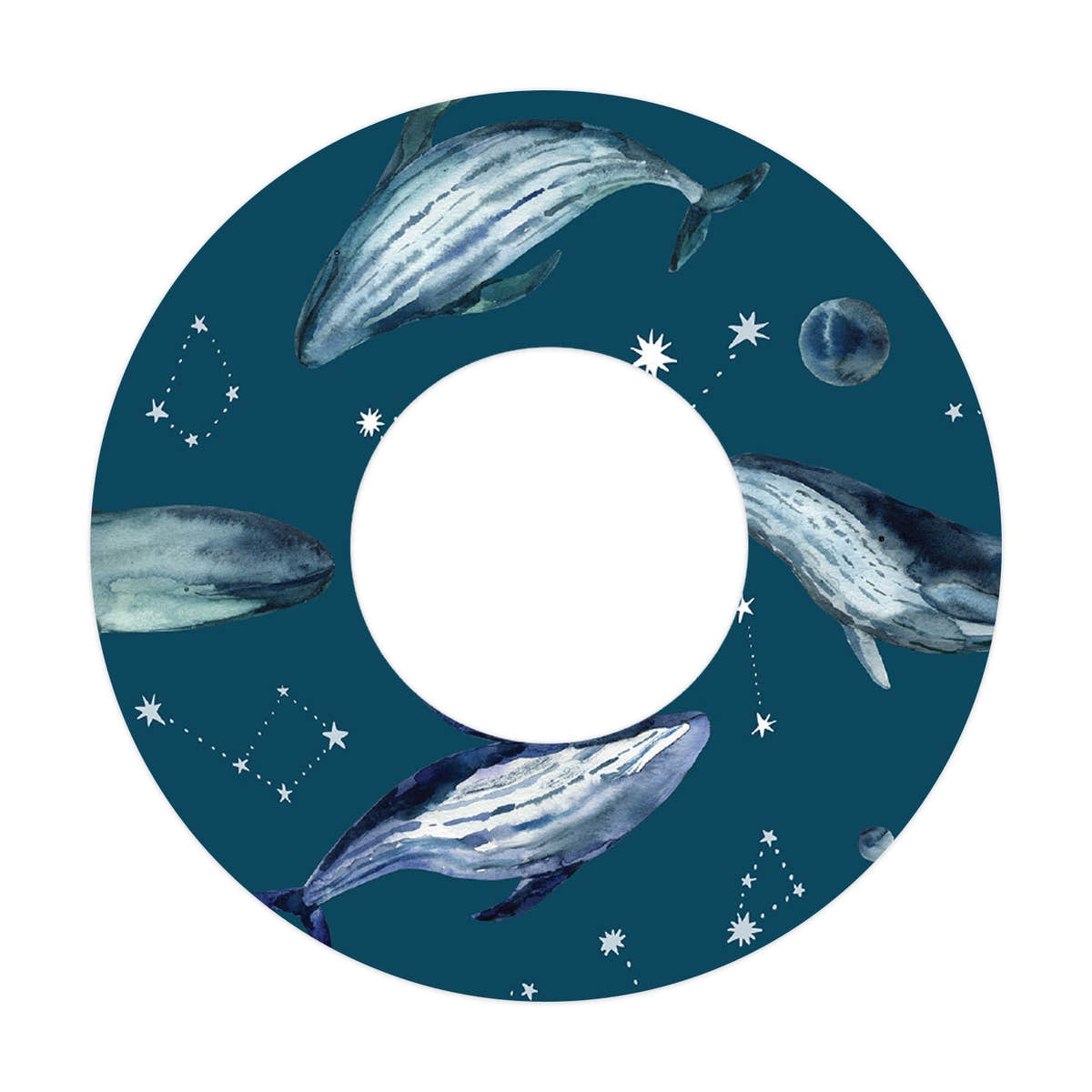 Midnight Whales Patch  Tape Designed for the FreeStyle Libre 2
