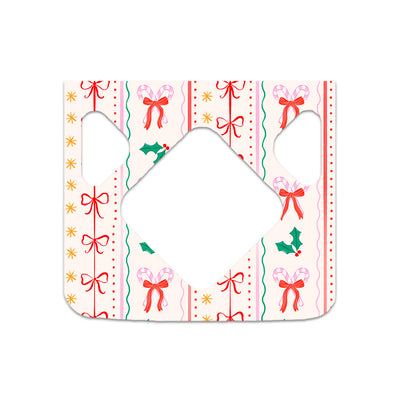 Holly Jolly Ribbon Medtronic MiniMed 770G & 780G Sticker - Pump Peelz