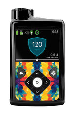 Bright Tie Dye Sticker for Medtronic MiniMed 770G & 780G