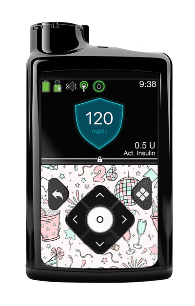 Cheers to '26 Medtronic MiniMed 770G & 780G Sticker - Pump Peelz