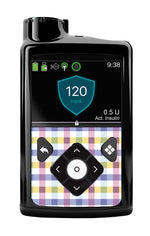Spring Plaid Sticker for Medtronic MiniMed 770G & 780G