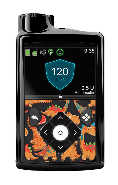 Jurassic Gingerbread Medtronic MiniMed 770G & 780G Sticker - Pump Peelz