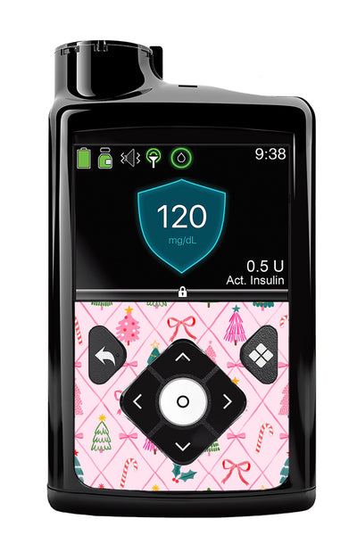 Coquette Christmas Medtronic MiniMed 770G & 780G Sticker - Pump Peelz
