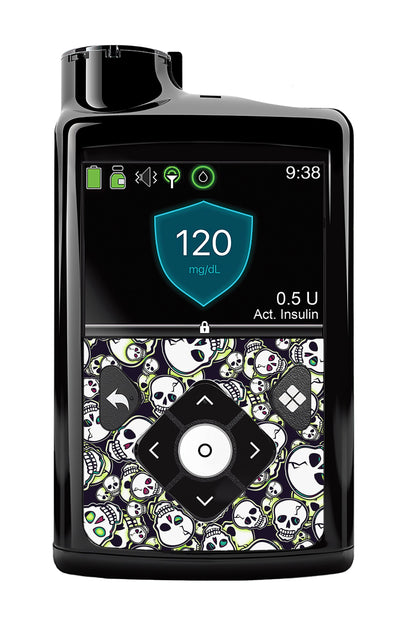 Bone Glow Medtronic MiniMed 770G & 780G Sticker - Pump Peelz