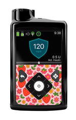 Strawberry Garden Medtronic MiniMed 770G & 780G Sticker - Pump Peelz
