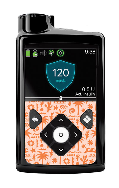 Terracotta Tides Medtronic MiniMed 770G & 780G Sticker - Pump Peelz