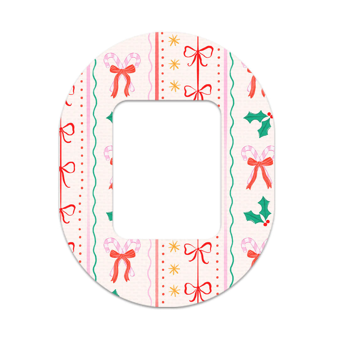 Holly Jolly Ribbon Tandem Mobi Patch Tape - Pump Peelz
