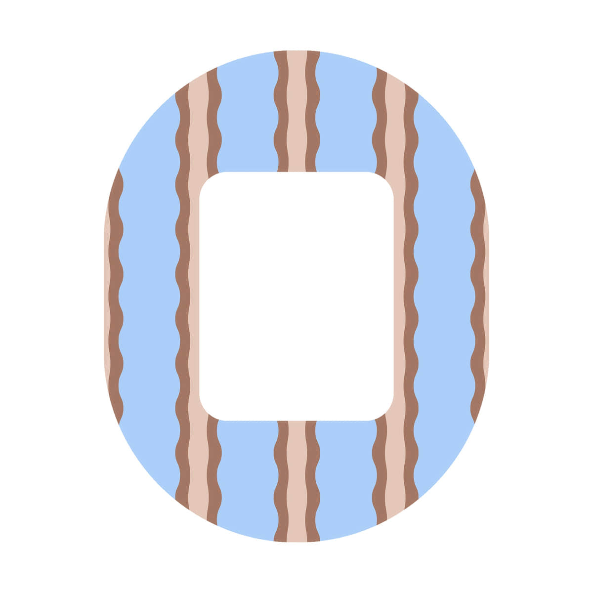 Boardwalk Waves Tandem Mobi Decorative Patch Tape - Pump Peelz