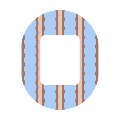 Boardwalk Waves Tandem Mobi Decorative Patch Tape - Pump Peelz