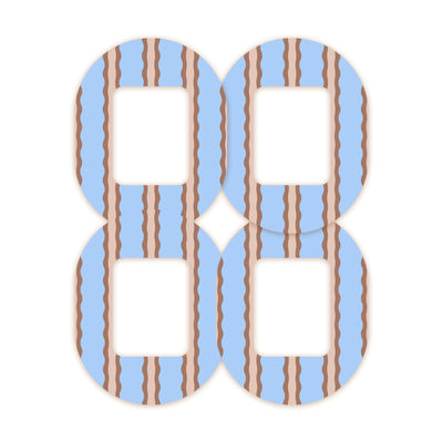 Boardwalk Waves Tandem Mobi Decorative Patch Tape - Pump Peelz