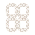 Creamy Check Tandem Mobi Decorative Patch Tape - Pump Peelz