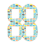 Colorful Sticks Tandem Mobi Decorative Patch Tape - Pump Peelz
