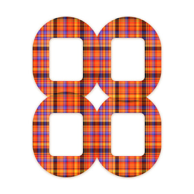 Pumpkin Plaid Tandem Mobi Patch Tape - Pump Peelz