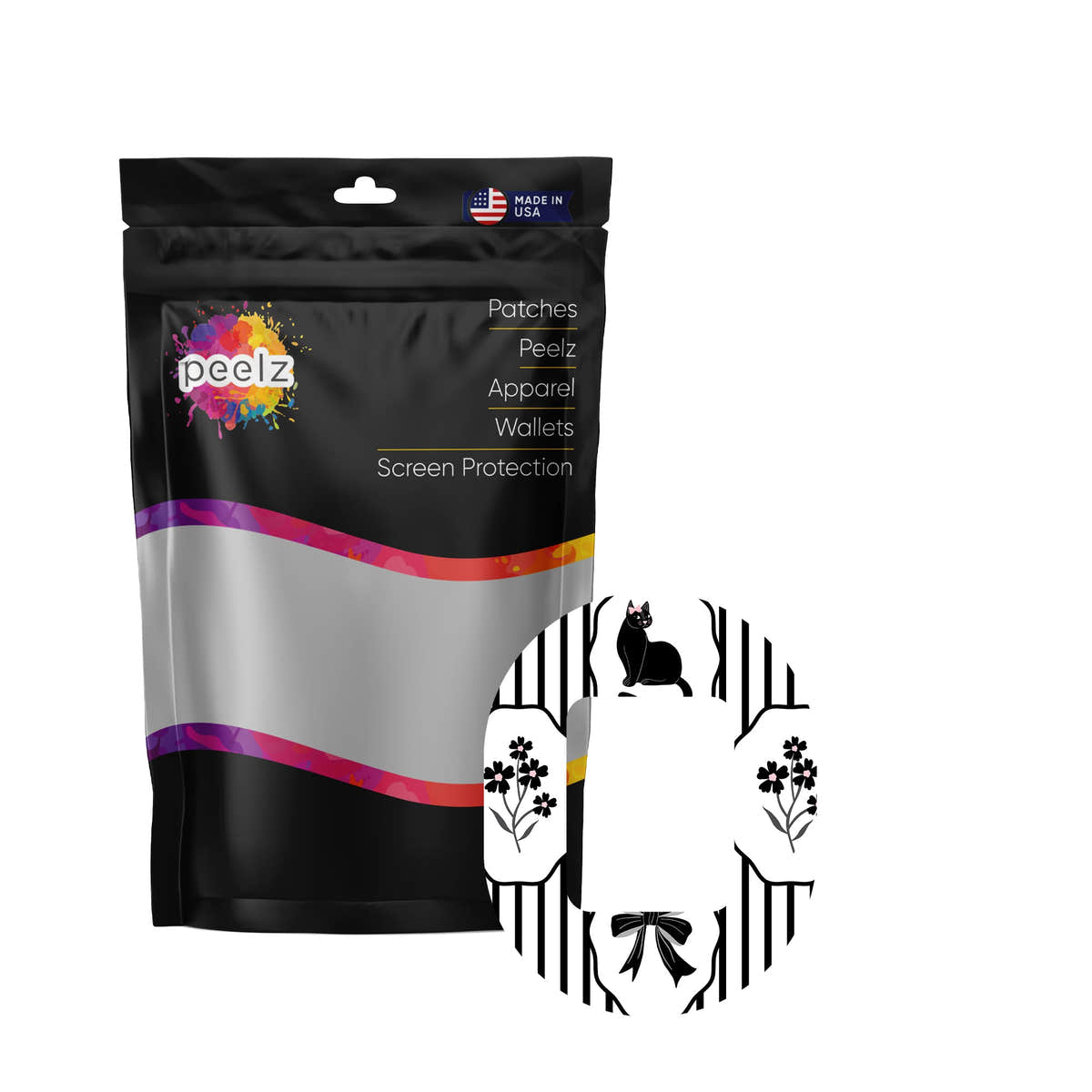 Midnight Cat Tandem Mobi Patch Tape - Pump Peelz