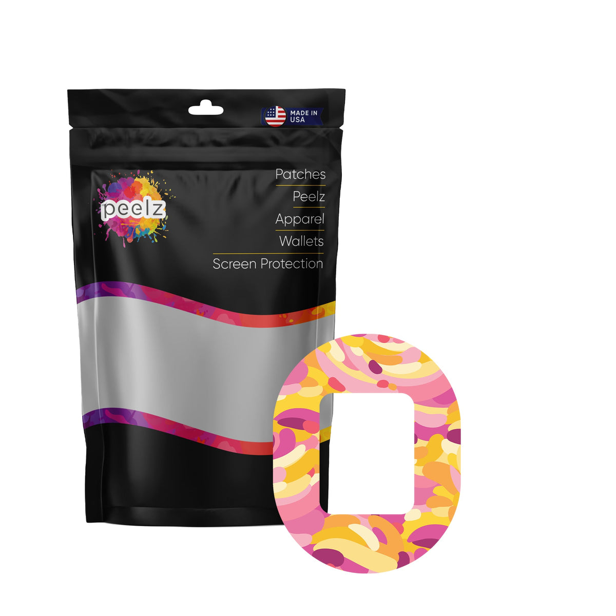 Jelly Swirl Tandem Mobi Decorative Patch Tape - Pump Peelz