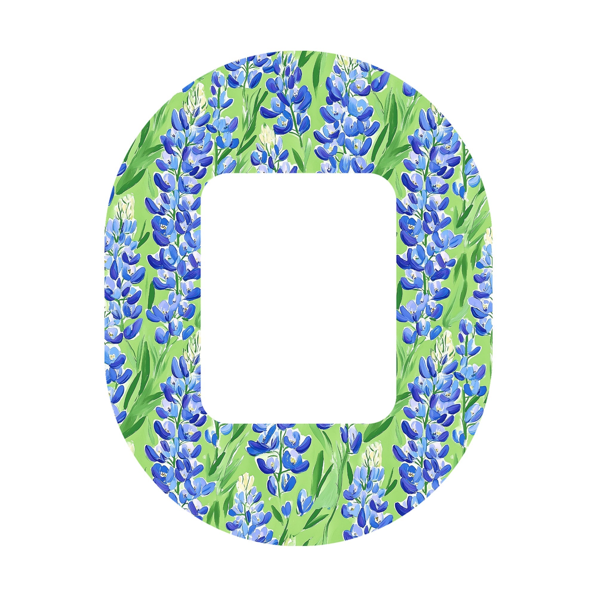 Blue Blooms Tandem Mobi Decorative Patch Tape - Pump Peelz