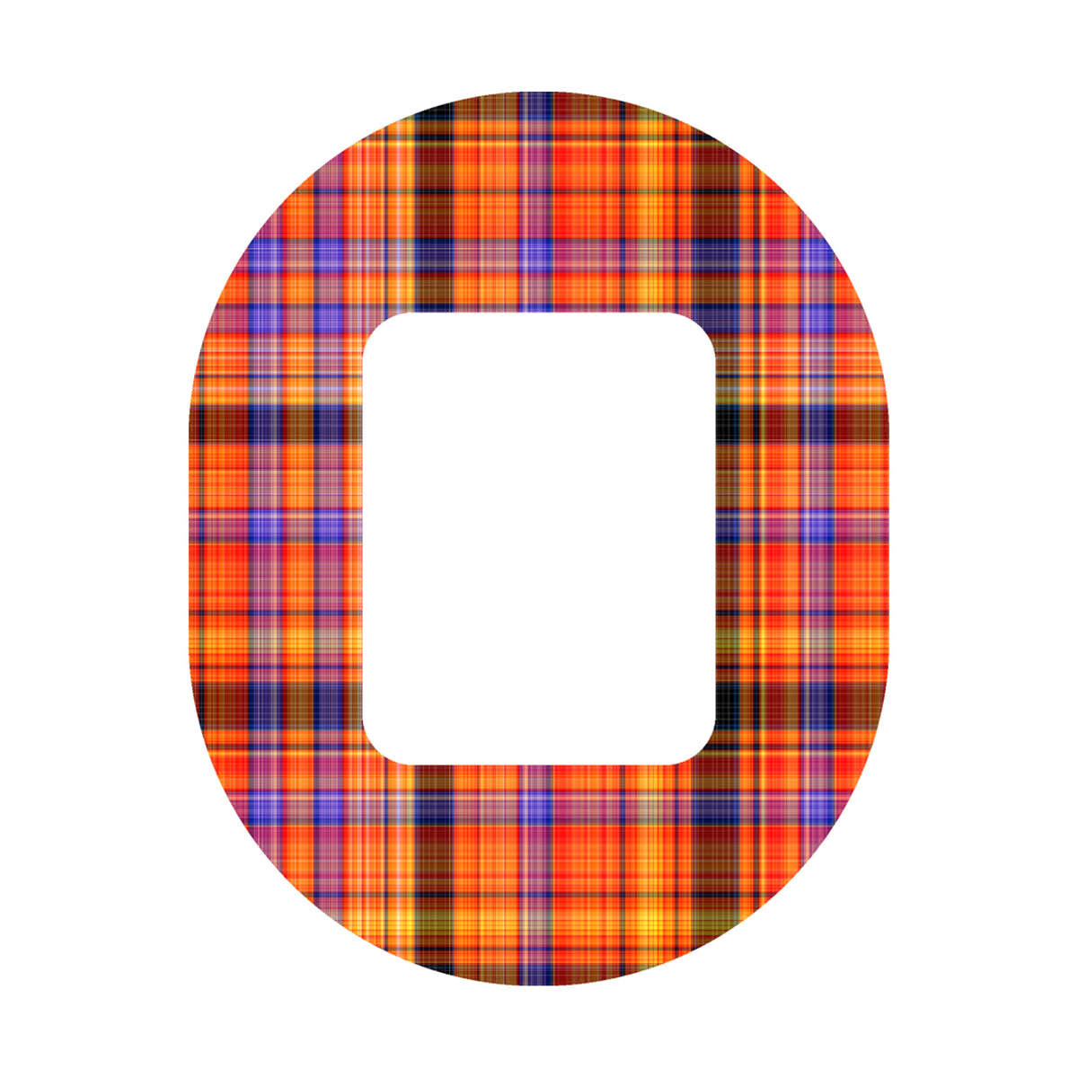 Pumpkin Plaid Tandem Mobi Patch Tape - Pump Peelz