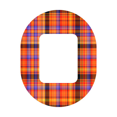 Pumpkin Plaid Tandem Mobi Patch Tape - Pump Peelz