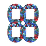 Crimson Blooms Tandem Mobi Decorative Patch Tape - Pump Peelz