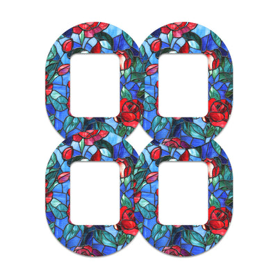 Crimson Blooms Tandem Mobi Decorative Patch Tape - Pump Peelz