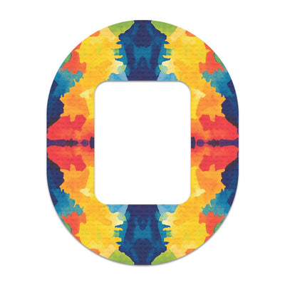 Bright Tie Dye Tandem Mobi Decorative Patch Tape - Pump Peelz